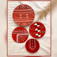 دیوارکوب سفالی.دکوری.هدیه .جهیزیه.تابلو