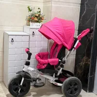 سه چرخه تاشو صورتی