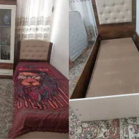 دوعدد تخت وکمد دوتیکه