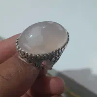 دو عدد انگشتر یاقوت و عقیق