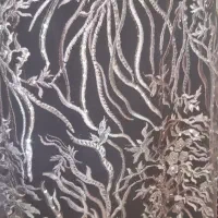 پارچه گیپور مجلسی سنگ کاری شده