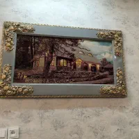 تابلو فرش درحد نو منظره زیبا  فروش فوری