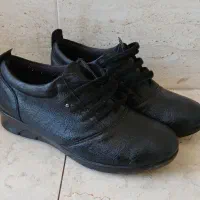 کفش چرم مشکی