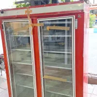 یخچال دودرب موتورر دانفس بدنه تزریق فنی سالم
