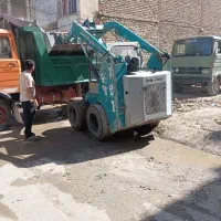 اجاره تراکتور بیل خاورتوماس حمل نخاله