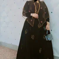 لباس مخمل نه هزار قهوه‌ای