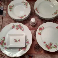 سرویس چینی کامل گل سرخ