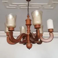 لوستر چوبی