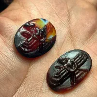 کاروینگ،چهره تراشی،سه بعدی تراشی بر روی نگین
