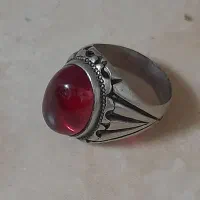 انگشتر نقره یاقوت