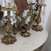 اینه شمعدان برنجی