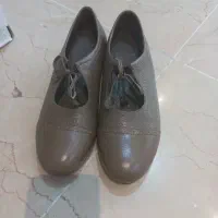 کفش زنانه دخترانه چرم طبیعی