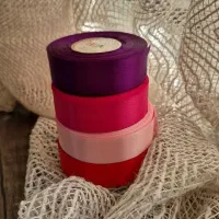 روبان ساتن چهار سانتی ۳۶یارد ۳۳متری