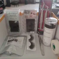 فروش پک کامل اکستنشن مژه کامل نو استفاده نشده