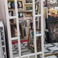 اینه  چوبی دفرمه وگنبدی