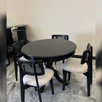 میز غذا خوری پشت حصیری // با شرایط پرداخت خاص