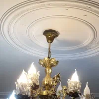ست لوستر برنز طلایی مخصوص پذیرایی