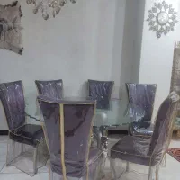میز ناهارخوری پایه گلدونی