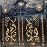 درب آهنی ۳متری ساده مناسب باغچه وحیاط