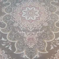 فرش مشهد رنگ کرم12متری