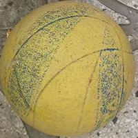 دو توپ بسکتبال و والیبال