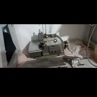 چرخ خیاطی صنعتی و  سر دوز پنج نخ صنعتی ژوکی اصل ژا