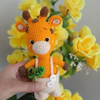 عروسک بافتنی زرافه کوچولو