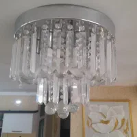 ۲عدد لوستر کریستالی