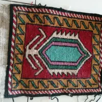 ورنی دستبافت تمام پشم 30 در30
