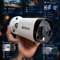 پکیج 5مگاپیکسل دوربین مداربسته برایتون