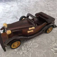 ماشین چوبی کلکسیونی انگلیسی دست‌ساز قیمت توافقی
