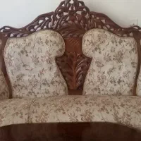 مبل سلطنتی سفارشی با چوب گردو