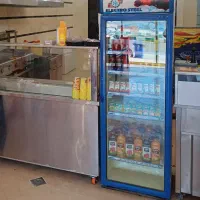 یخچال ایستاده برند الکترواستیل عرض ۷۰ تمیز و سالم
