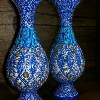 گلدان میناکاری