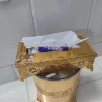 ست سطل اشغال و دستمال کاغذی