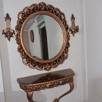 اینه کنسول و شمعدان پلی استر