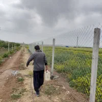 نصب فنس دور باغ با کلیه لوازم