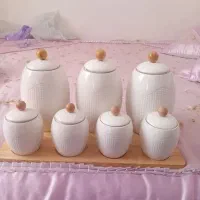 سرویس پاسماوری ۷ تیکه بهمراه استند چوبی