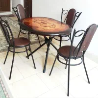 میز ناهارخوری چهار نفره چوبی