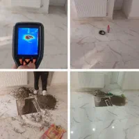 نشت یابی لوله بازکنی تشخیص ترکیدگی لوله کشی رفع نم