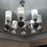 لوستر ۸ شاخه . سرپیچ معمولی