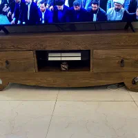 میز تلویزیون چوبی گردو