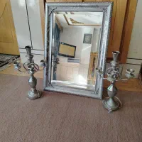 آیینه شمعدان نو و سالم