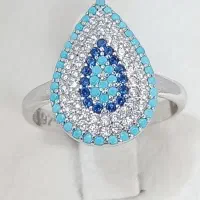 انگشتر زنانه نقره چشم زخم