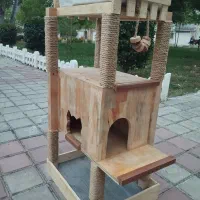 خانه چوبی گربه ikeawood