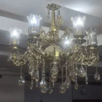 لوستر۶شاخه‌برنزی