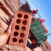 کوره اجر/اجر رنگ بادمجونی و قرمز/سفال۷سانت/اجرسفال