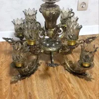لوستر برنزی ۸ شعله