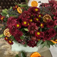 گل آرایی یلدایی|گل و گیاه طبیعی|شهرکرد, |دیوار