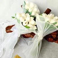 دسته گل عروس دستهگل عروس حرم و محضر کد۲۲|گل مصنوعی|مشهد, شهید مطهری|دیوار